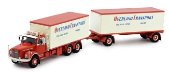 TEK82117 - SCANIA LS76 6x4 rigido con rimorchio 2 Assi OVERLAND