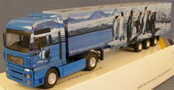 CON66101 - MAN TGA XXL 4x2 con rimorchio a 3 assi 2011 WEIHNACHTSMODELL