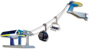 JC84393 - Impianto di risalita con cabinovia e seggiovia azzurra e gialla
