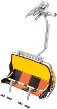 JC87150 - Seggiovia per 4 persone Bolla arancione nera e arancione