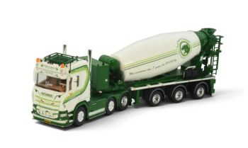 TEK90591 - SCANIA Next Gen. R530-V8 6x4 con semirimorchio betoniera a 3 assi PATRICK VAN DEN HOEVEN