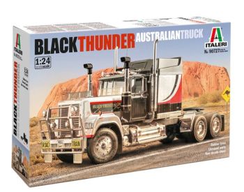ITA90727 - Kit di montaggio e verniciatura per il camioncino australiano Black Thunder Truck nero.