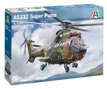 ITA91096 - Elicottero AS332 Super Puma (montaggio e verniciatura necessari)