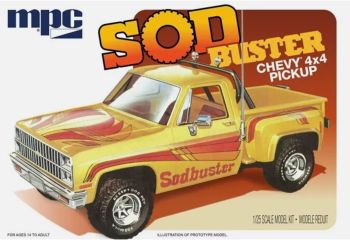 MPC972/12 - CHEVROLET Stepside Pick-up 1981 - Sod Buster da assemblare e dipingere