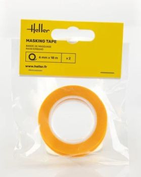 HEL99012 - 2 rotoli di nastro adesivo di carta, 6 mm x 18 m
