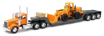NEW10623 - KENWORTH W900 6x4 con semirimorchio a 3 assi e caricatore