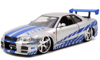 JAD97158 - NISSAN Skyline GT-R grigia 2002 FAST & FURIOUS