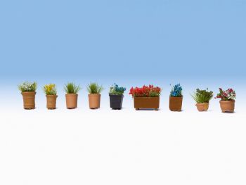NOC14031 - Set di 9 vasi da fiori