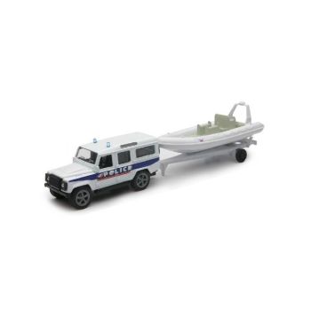 NEW19915E - Polizia 4x4 e set di barche