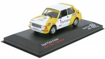 AKI0157 - SEAT Fura Crono #1 giallo e bianco Juan Kura Villacieros Copa fura 1983