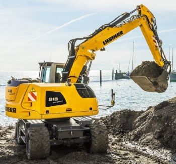 AT3200143 - Escavatore LIEBHERR A918 Compact Litronic Pneumatici Mitas - PRESTO DISPONIBILI