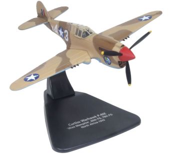 OXFAC127 - Aereo militare CURTISS P40-F WARHAWK X43 - MISS MEMPHIS - Nord Africa