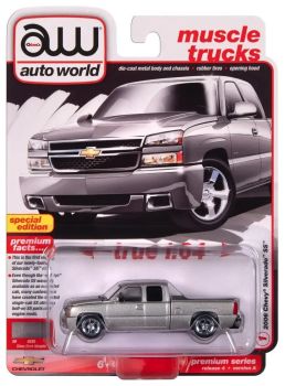 AWSP163/24A - CHEVROLET Silverado SS 2006 Argento Confezionata in Blister