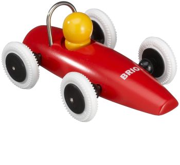 BRIO30077 - Macchina da corsa rossa in legno