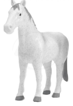 BRU2306BLANC - Scala del cavallo bianco: 1/16