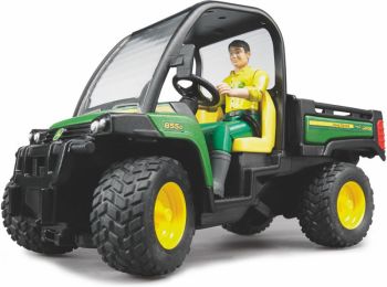 BRU2490 - GATOR JOHN DEERE con personaggio Scala: 1/16