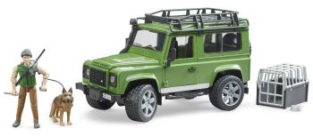 BRU2587 - LAND ROVER Difensore con guardia forestale e cane