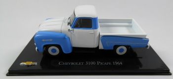 MAGCHEPICAPE64 - Pick-up CHEVROLET 3100 Picape 1964 blu e bianco
