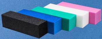 COLLE211005 - 5 spugne abrasive con grana da 100; 120; 150;180; 240
