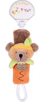DC2509OURSIND - Clip per ciuccio - Orso indiano
