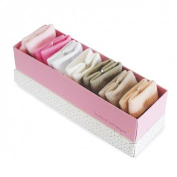 DC3700 - Agenda settimanale per calze - Taupe e Pink