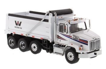 DCM71034 - WESTERN STAR 4700SB Ribaltabile 4 assi bianco