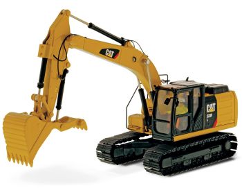DCM85924 - Escavatore cingolato CATERPILLAR 323F L con autista e cassetta metallica