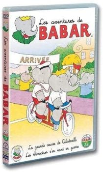 DVDDV1575 - DVD Le avventure di Babar n°28 2 episodi La grande corsa di Celestville / I rinoceronti vanno in guerra