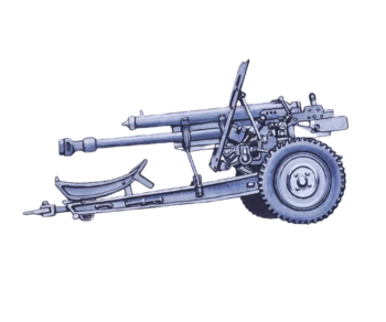 AHK35504 - Cannone anticarro pak 36 di ultima produzione da 4;7 cm