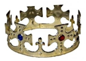 LP00080 - Corona a croce appuntita per bambini