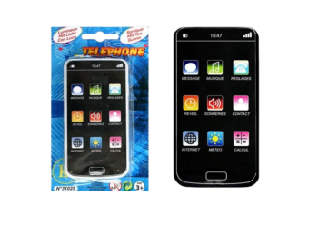 LPB31025 - Smartphone in plastica con suono e luce - 19 cm - Modello random