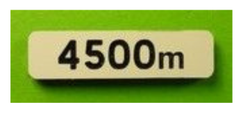 MCD-035 - Pannello segnaletico a 4500m - In kit