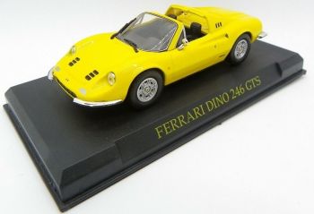 MAGFERDINO - FERRARI Dino 246 GTS 1972 gialla tetto aperto venduta in blister