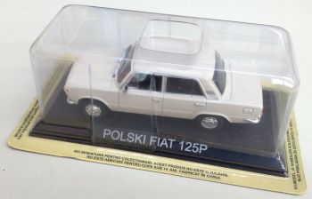 MAGLCFI125P - FIAT 125P Polski berlina 4 porte bianca del 1967 venduta in blister