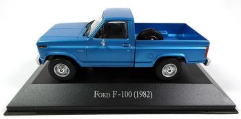 MAGARGAQV15 - Pick-up FORD F-100 1982 blu venduto in blister