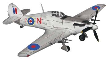 FOV85429 - Aereo da caccia UK HURRICANE RAF 835 SQUADRON North Atlantic 1944 VENDUTO IN SCATOLA DANNEGGIATA