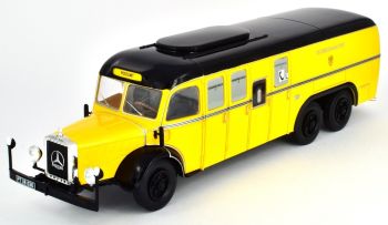 G1255068 - Autobus postale tedesco MERCEDES BENZ O 10000 diesel 1938 giallo Osterreichische Post