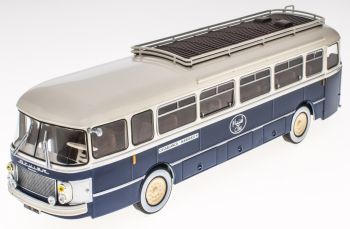 G1255071 - Autobus di linea marocchina SAVIEM Chausson SC1 1960 linea blu e bianca Casablanca-Marrakech