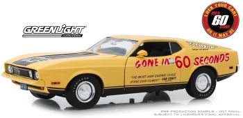 GREEN13548 - FORD Mustang Eleanor 60 secondi Chronos giallo Custom Movie Star andato in 60 secondi
