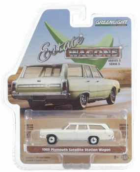GREEN29990-B - PLYMOUTH Satellite Station Wagon station wagon 1969 bianca venduta in blister