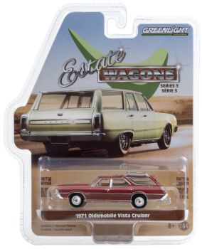 GREEN29990-D - OLDSMOBILE Vista Cruiser station wagon 1971 rossa venduta in blister