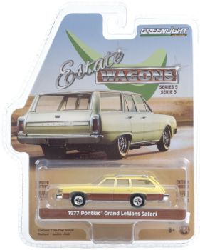 GREEN29990-E - PONTIAC Grand LeMans Safari break 1977 giallo e marrone venduto in blister