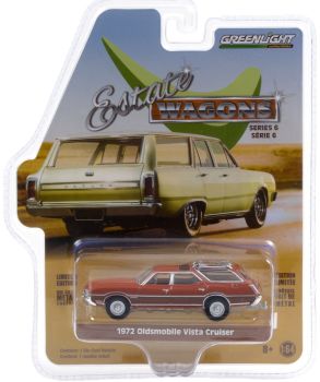 GREEN36010-C - OLDSMOBILE Vista Cruiser station wagon 1972 serie Estate Wagons marrone venduta in blister