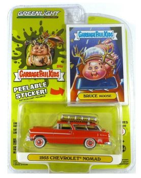 GREEN54050-A - CHEVROLET Nomad station wagon rossa 1955 secchio della spazzatura serie kids venduta in blister