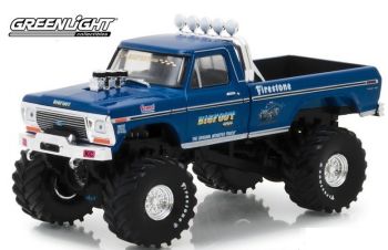 GREEN86097 - FORD F-250 monster truck Bigfoot #1 1974 blu