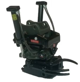 GF108-2 - Tiltrotator OILQUICK OQTR-E33 con pinza per escavatori da 24 a 33 tonnellate