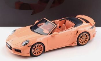 GT564 - PORSCHE 911 Turbo S Cabriolet BRABUS 2024 color pesca