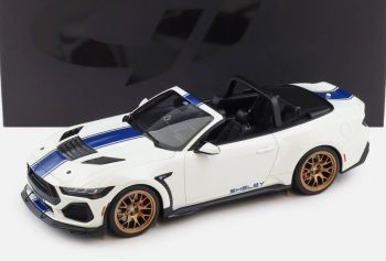 GT572 - SHELBY Mustang Supernake 2025 bianca con strisce blu