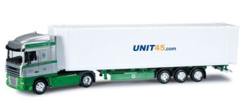 HER302623 - DAF XF 105 SC 4x2 con semicontainer 3 assi e container UNIT45 - EKB CONTAINER