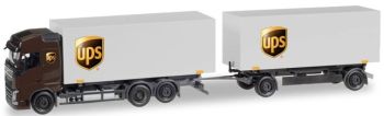 HER308823 - VOLVO FH Globetrotter 6x2 carrello rigido UPS con rimorchio a 2 assi